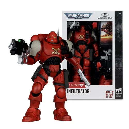 Warhammer 40k - Blood Ravens: Infiltrator Dawn of War 4 7in Action Figure