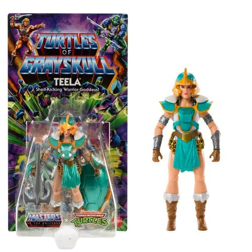 Masters of the Universe: Origins - Turtles of Grayskull - Teela 5 1/2 inch Figure