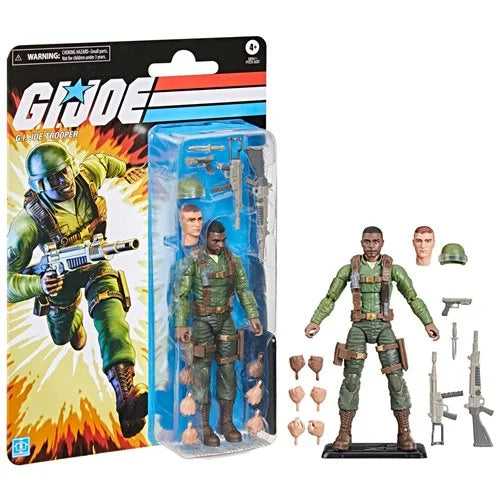 G.I. Joe - Classified Retro Cardback Series: G.I. Joe Trooper Greenshirt 6-Inch Action Figure