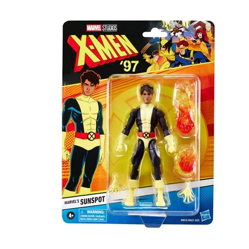 Marvel Legends - X-Men 97: Sunspot Retro Card 6-inch Action Figure