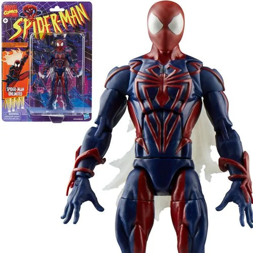 Marvel Legends - Spider-Man: Spider-Man Unlimited Retro Card 6-inch Action Figure