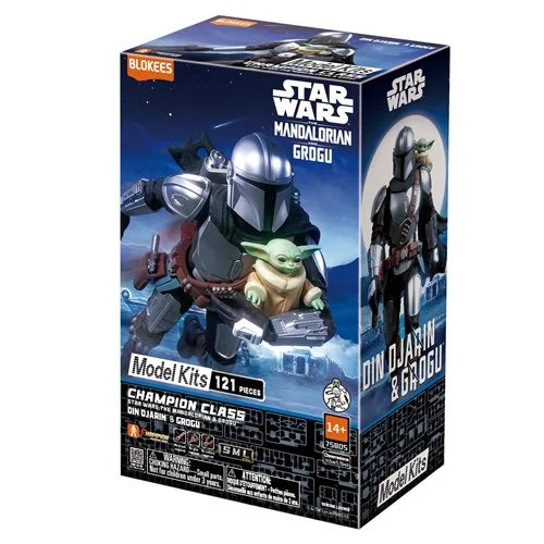 Blokees: Star Wars: The Mandalorian & Grogu - Din Djarin & Grogu Champion Class Model Kit (CC05)