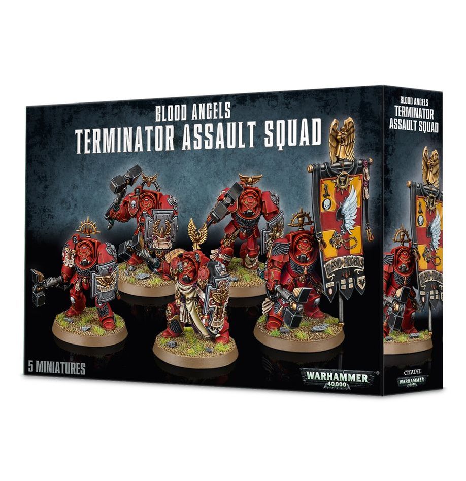 Warhammer 40k - Blood Angels: Terminator Assault Squad (41-13)