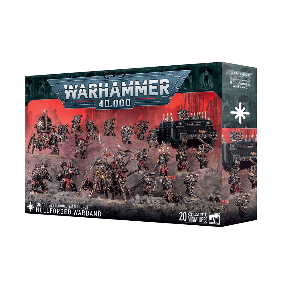 Warhammer 40k - Chaos Space Marines: Hellforged Warband Battleforce Box (Christmas 2025)