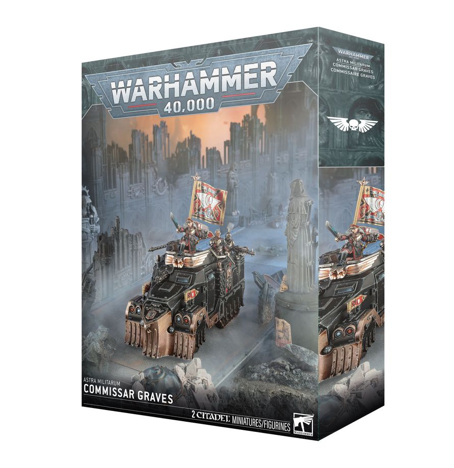Warhammer 40k - Astra Militarum: Commissar Graves (10th Edition)