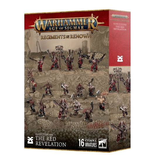 Warhammer Age of Sigmar - Regiment of Renown: Blades of Khorne – The Red Revelation (4th Edition)