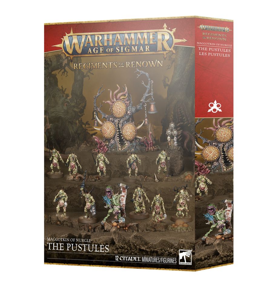 Warhammer Age of Sigmar - Regiment of Renown: Maggotkin of Nurgle - The Pustules (4th Edition)