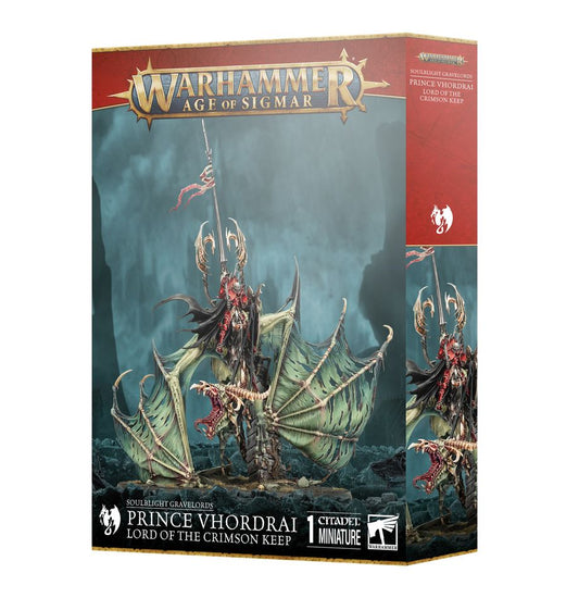 Warhammer Age of Sigmar - Soulblight Gravelords: Prince Vhordrai, Lord of the Crimson Keep (4th Edition)