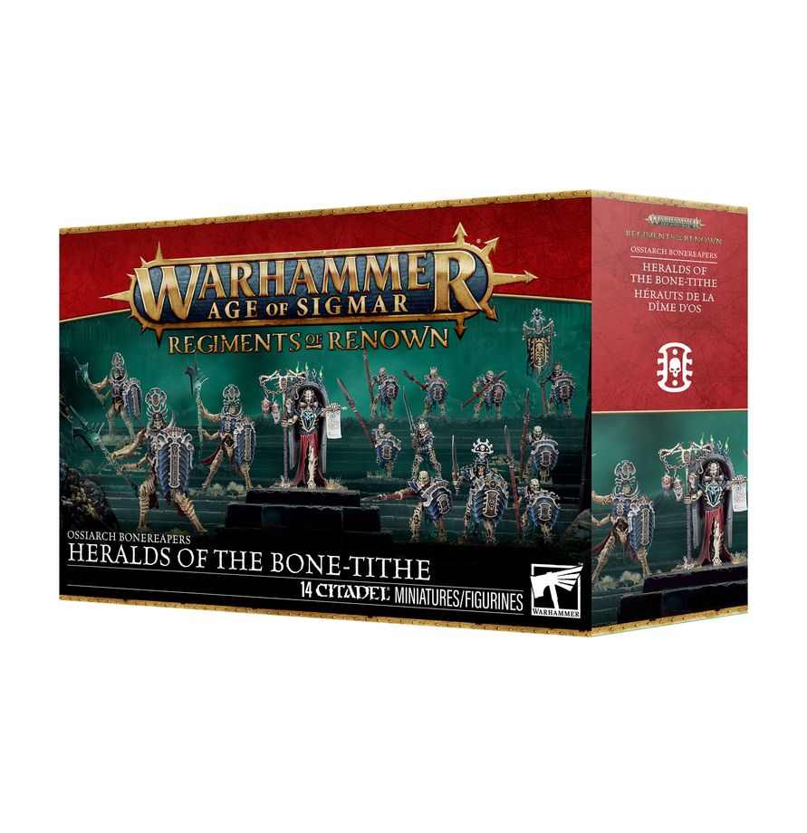 Warhammer Age of Sigmar - Regiment of Renown: Ossiarch Bonereapers - Heralds of the Bone-tithe (4th Edition)