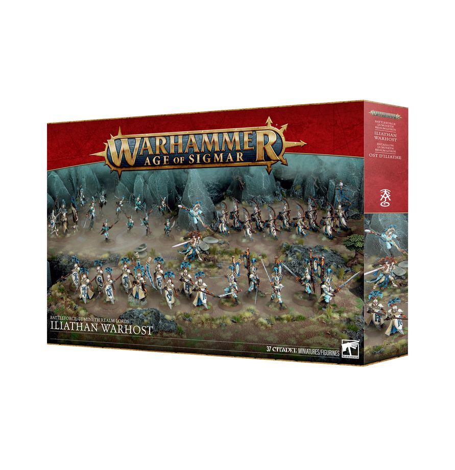 Warhammer Age of Sigmar - Lumineth Realm-Lords: Iliathan Warhost Battleforce Box (Feb 2026)