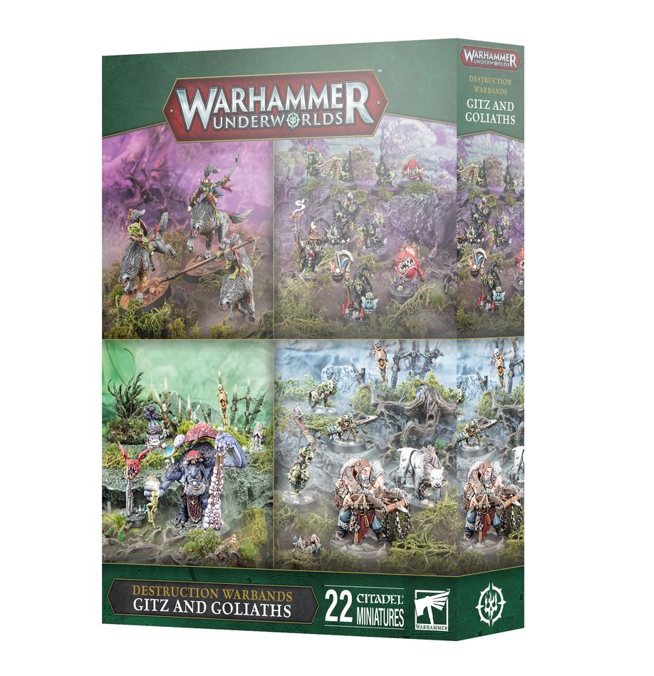 Warhammer Underworlds: Embergard - Warbands (Destruction): Gitz and Goliaths