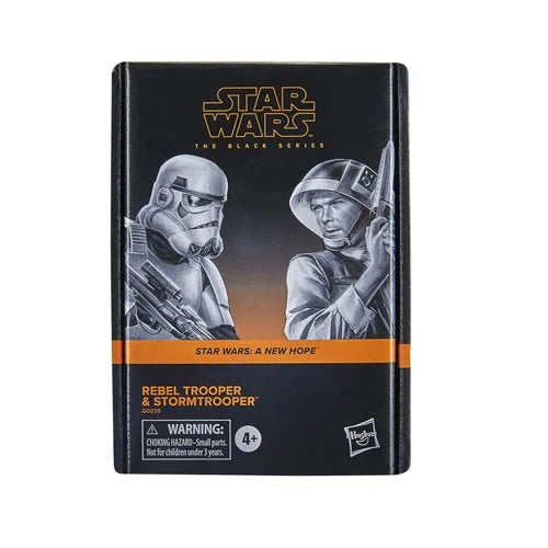 Star Wars: Black Series: A New Hope - Rebel Trooper & Stormtrooper 6-Inch Action Figure (2-Pack)