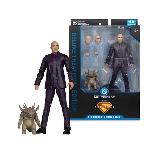 DC Multiverse - Deluxe Theatrical Edition: Superman Movie Lex Luthor and Baby Kaiju 7-Inch Scale Action Figure