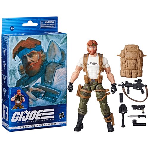 G.I. Joe - Classified Series: (63) Stuart Outback Selkirk 6-Inch Action Figure