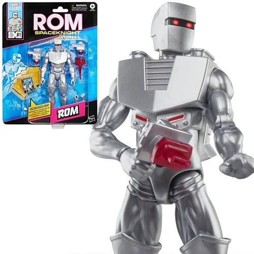 Marvel Legends - ROM Spaceknight Comics-Inspired: ROM Retro Card 6-inch Action Figure