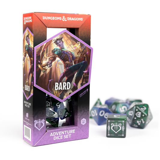 Dungeons & Dragons: Adventure Dice - Bard Blue & Green