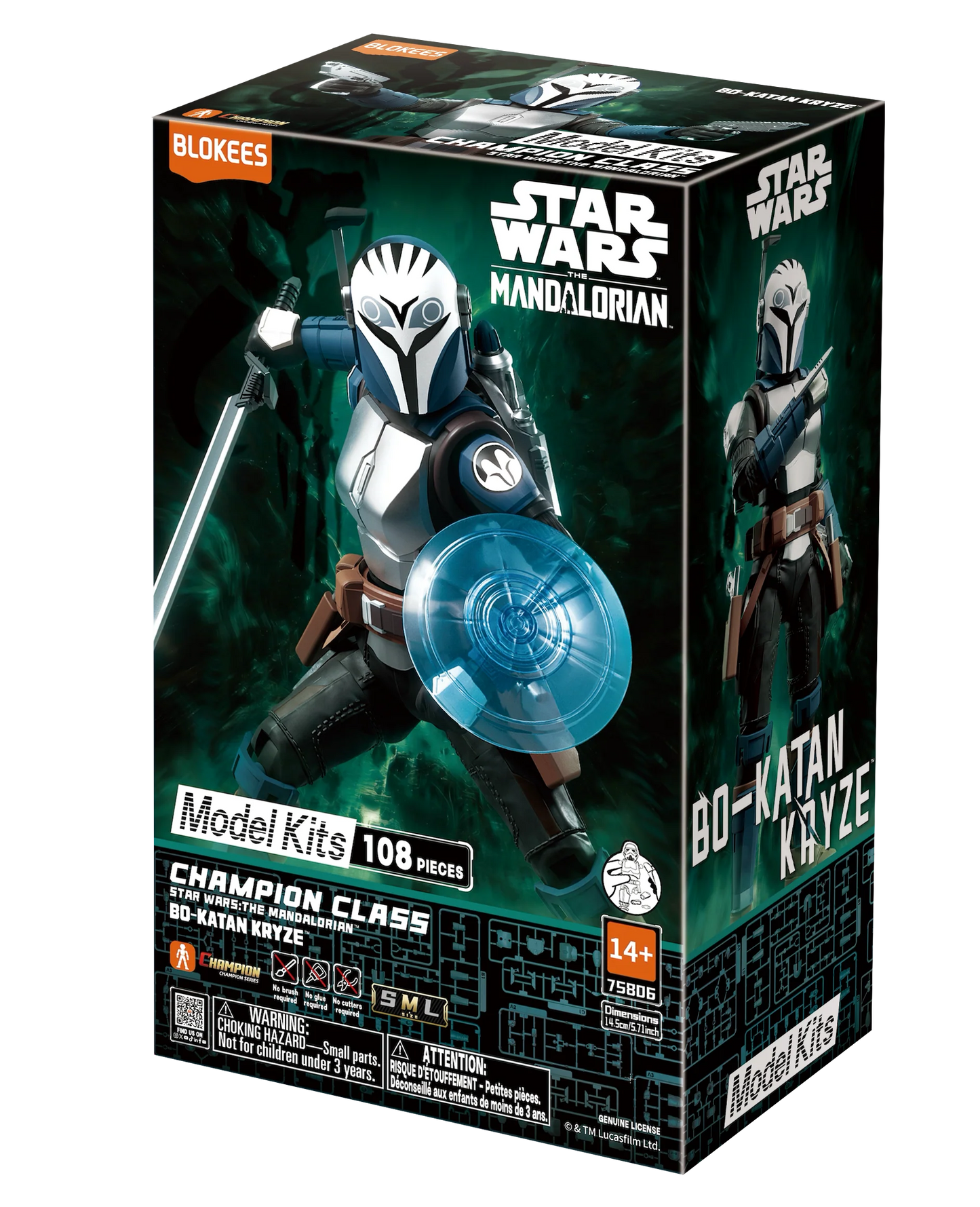 Blokees: Star Wars: The Mandalorian - Bo-Katan Kryze Champion Class Model Kit (CC06)