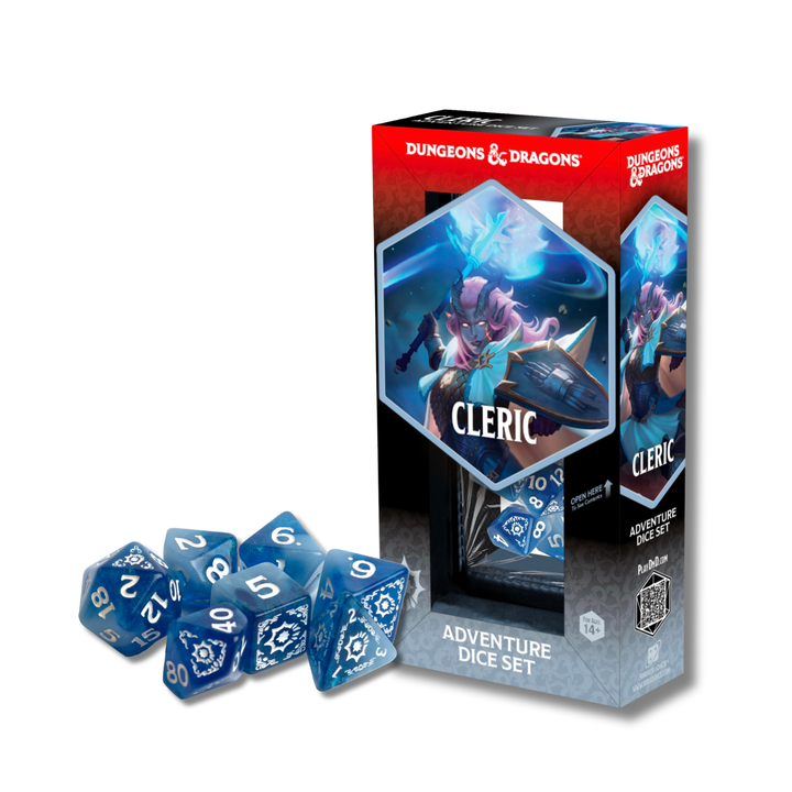 Dungeons & Dragons: Adventure Dice - Cleric, White & Blue