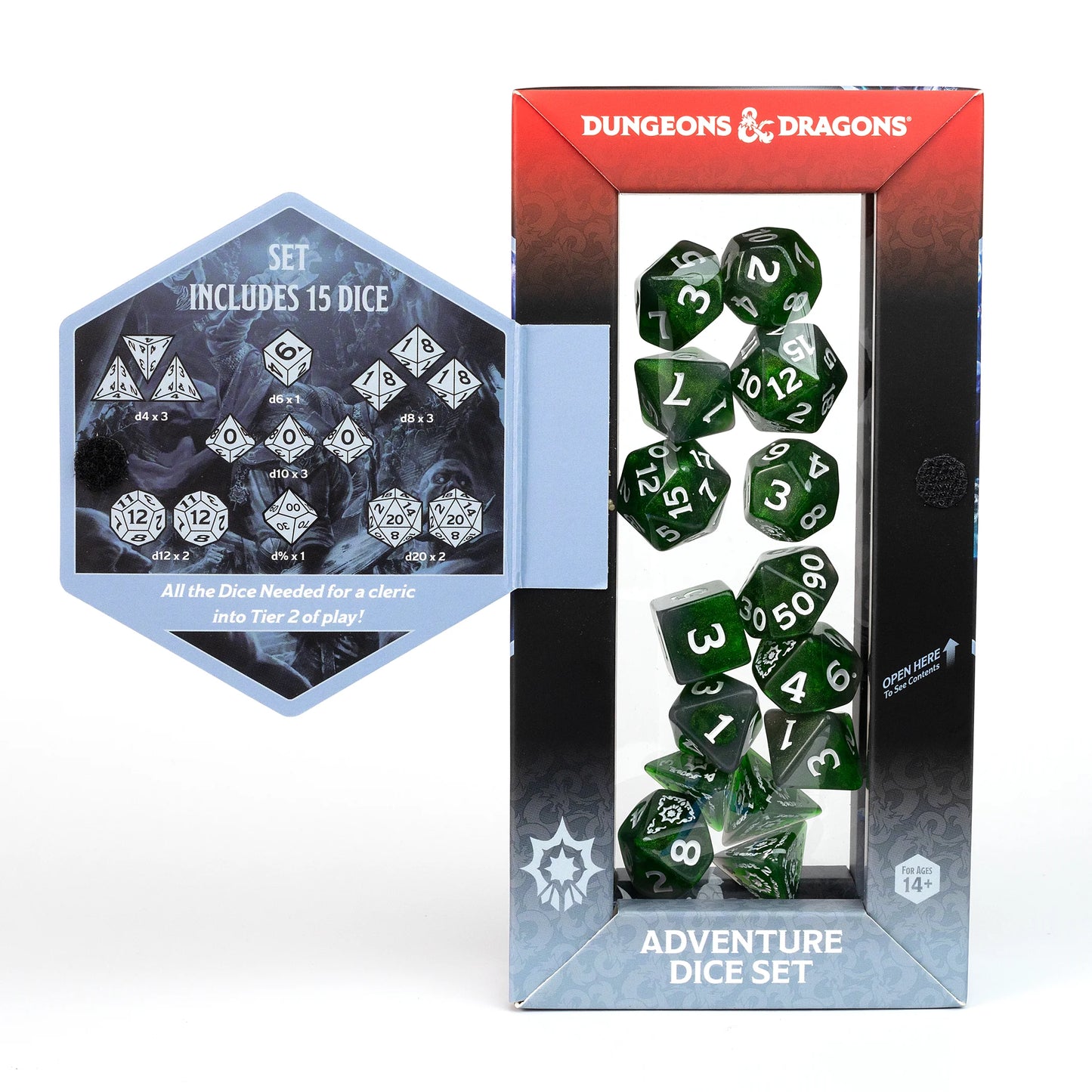 Dungeons & Dragons: Adventure Dice - Cleric Green