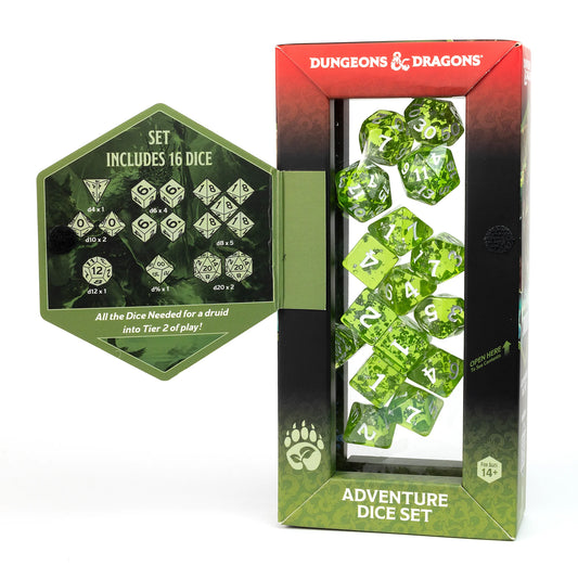 Dungeons & Dragons: Adventure Dice - Druid Green