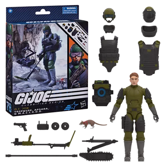 G.I. Joe - Classified Series: (78) Tripwire, Apsara, & M.A.C.L.E.O.D. 6-Inch Action Figure
