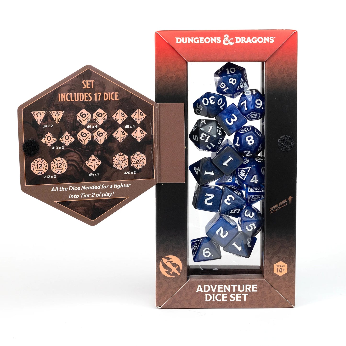 Dungeons & Dragons: Adventure Dice - Fighter Blue