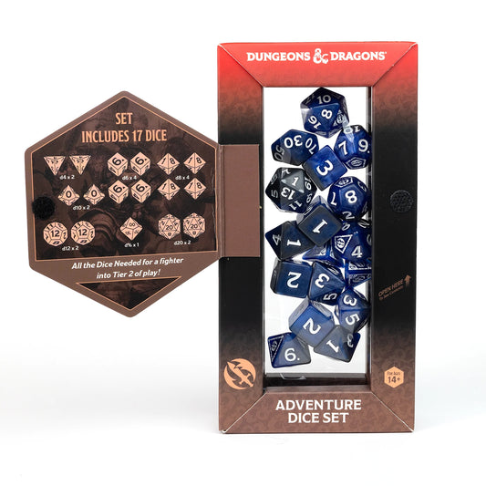 Dungeons & Dragons: Adventure Dice - Fighter Blue