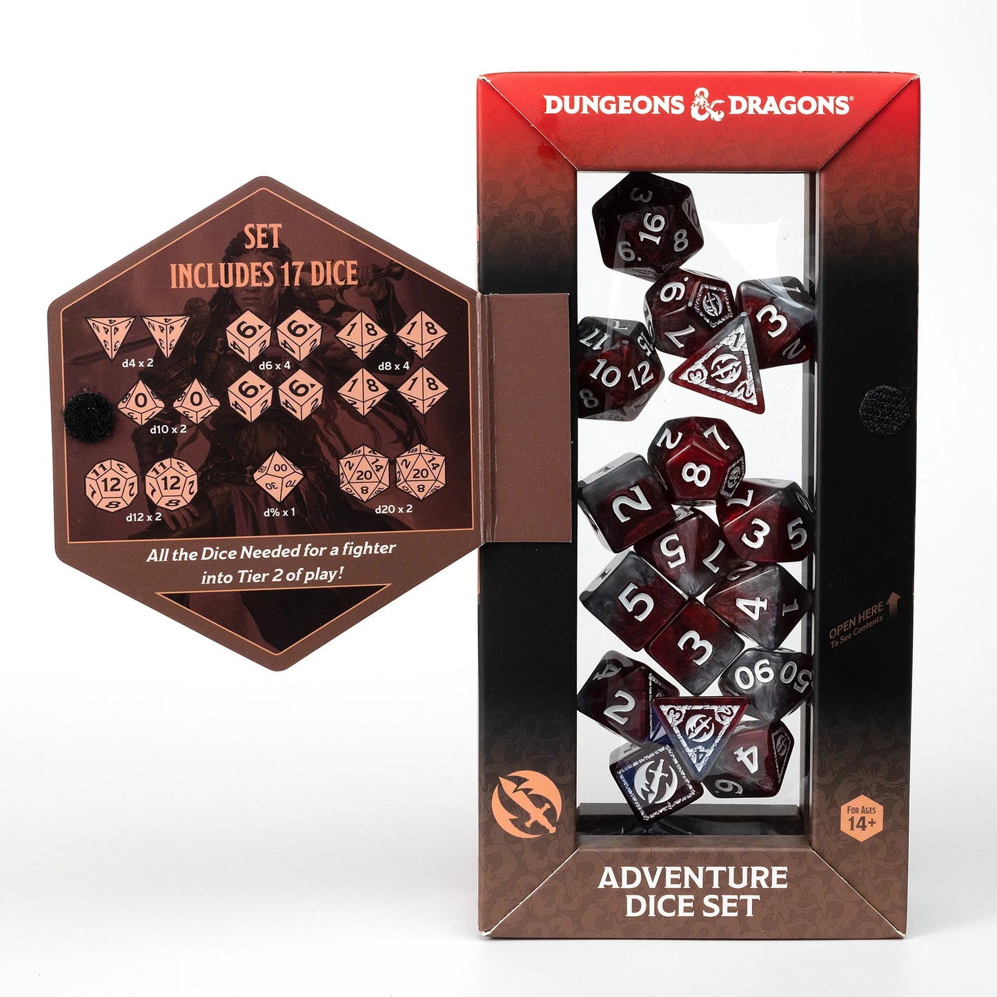Dungeons & Dragons: Adventure Dice - Fighter Red