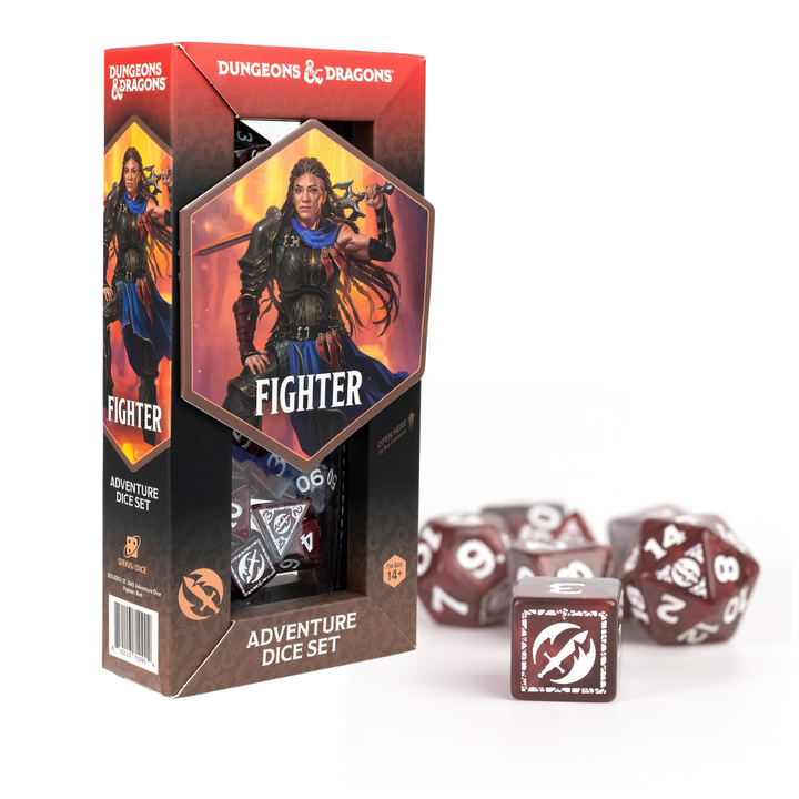 Dungeons & Dragons: Adventure Dice - Fighter: Red (New)