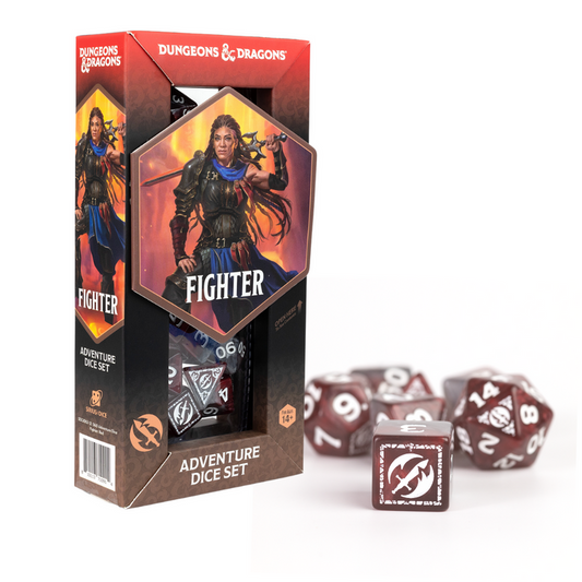 Dungeons & Dragons: Adventure Dice - Fighter: Red (New)