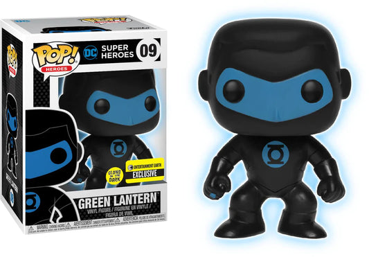 Funko Pop! DC Super Heroes: Green Lantern Silhouette #09 (Entertainment Earth Glow in the Dark Exclusive)