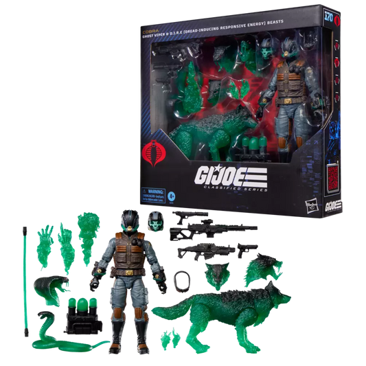 G.I. Joe - Classified Series: (170) Ghost Viper & D.I.R.E. (Dread-Inducing Responsive Energy) Beasts