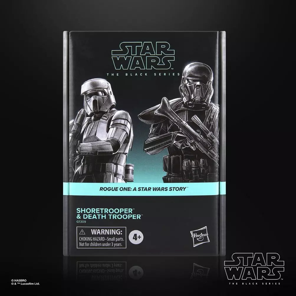 Star Wars: Black Series: Rogue One - Shoretrooper & Death Trooper Action 6-Inch Figure 2 Pack