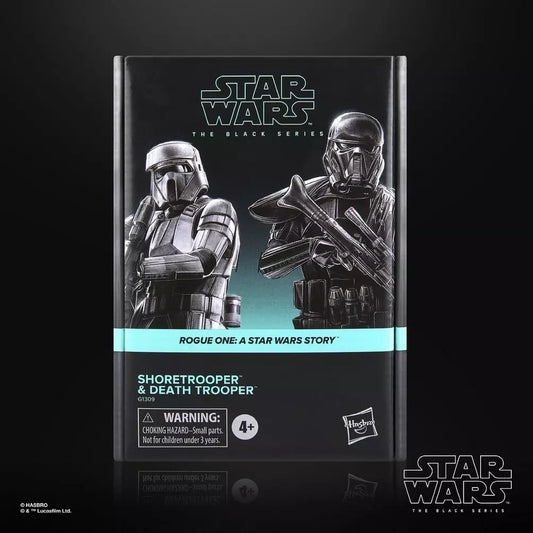Star Wars: Black Series: Rogue One - Shoretrooper & Death Trooper Action 6-Inch Figure 2 Pack