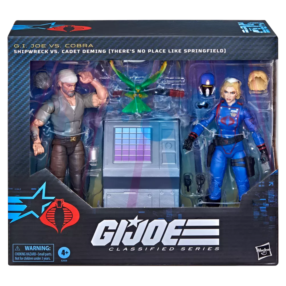 G.I. Joe - Classified Series: (205) Shipwreck Vs. Cadet Deming (There’s No Place Like Springfield) 6-Inch Action Figure (2 Pack) (SDCC Exclusive)