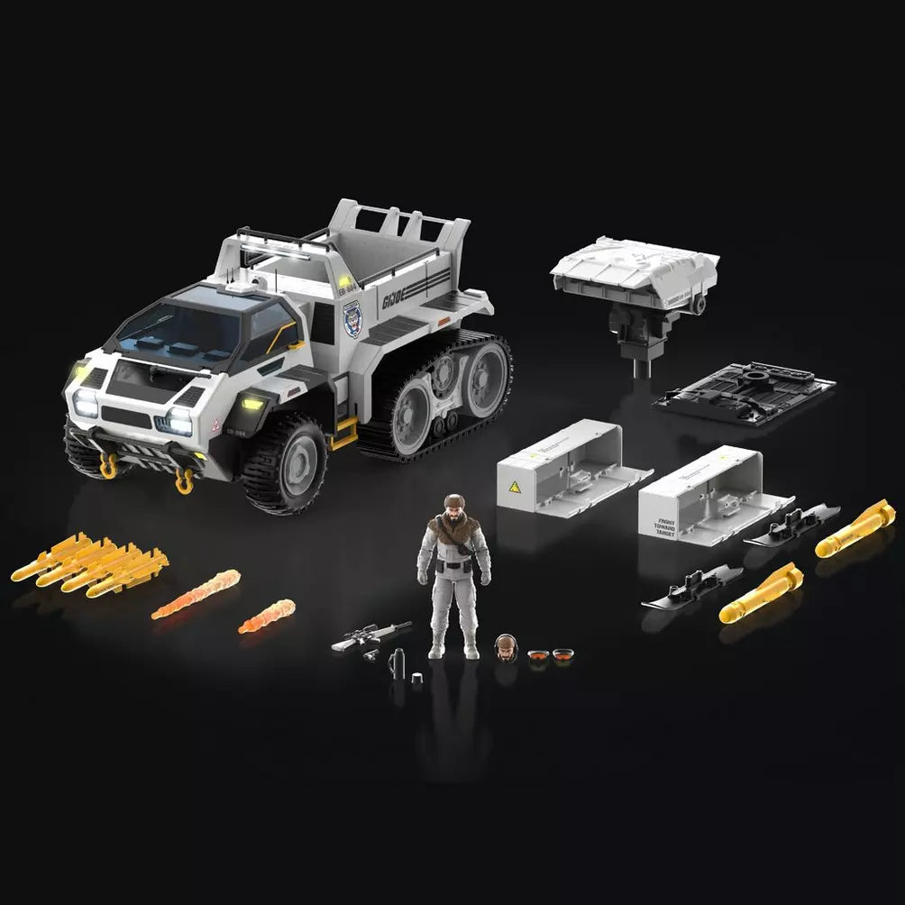 G.I. Joe: Classified Series - Snow C.A.T. (Combat All-Terrain) Vehicle With Farley "Frostbite" Seward Action Figure 6-Inch Action Figure (HASLAB) (ALL TIERS)