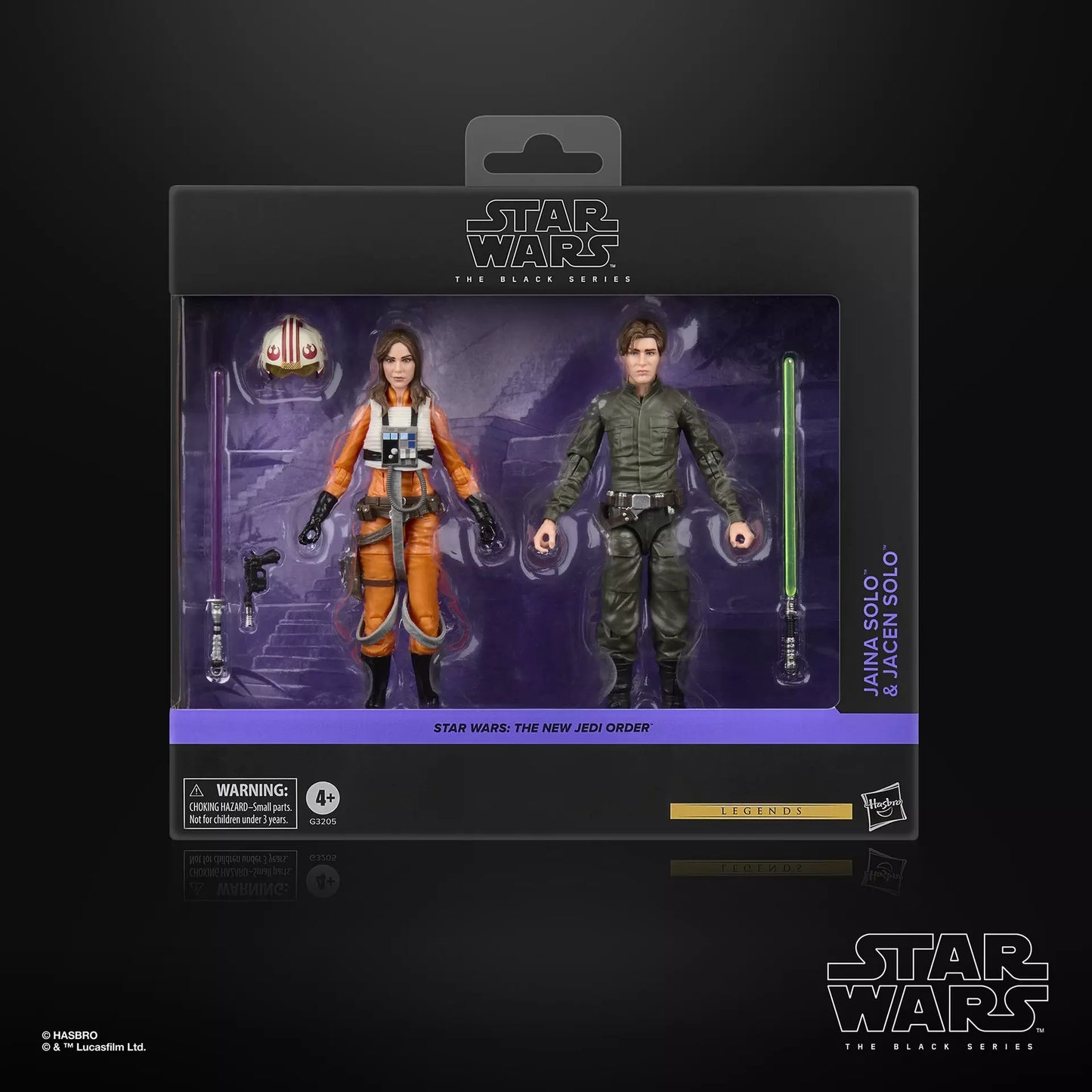 Star Wars: Black Series: The New Jedi Order - Jaina Solo & Jacen Solo 6-Inch Action Figure 2 Pack