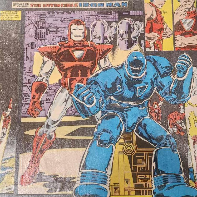 Collage Print: Iron Man Vs Iron Man