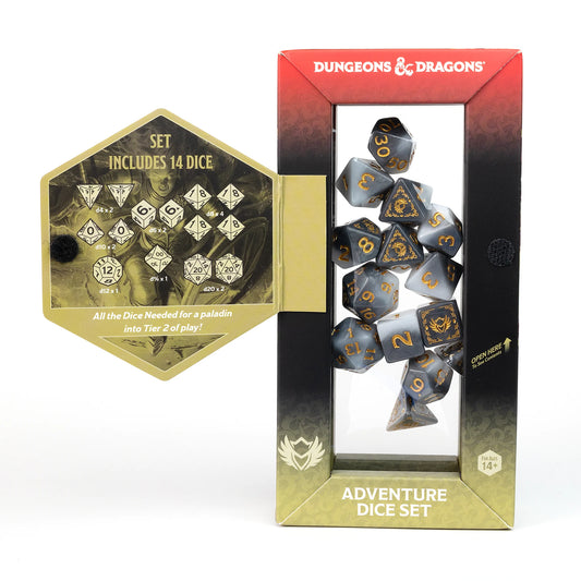 Dungeons & Dragons: Adventure Dice - Paladin White/Grey