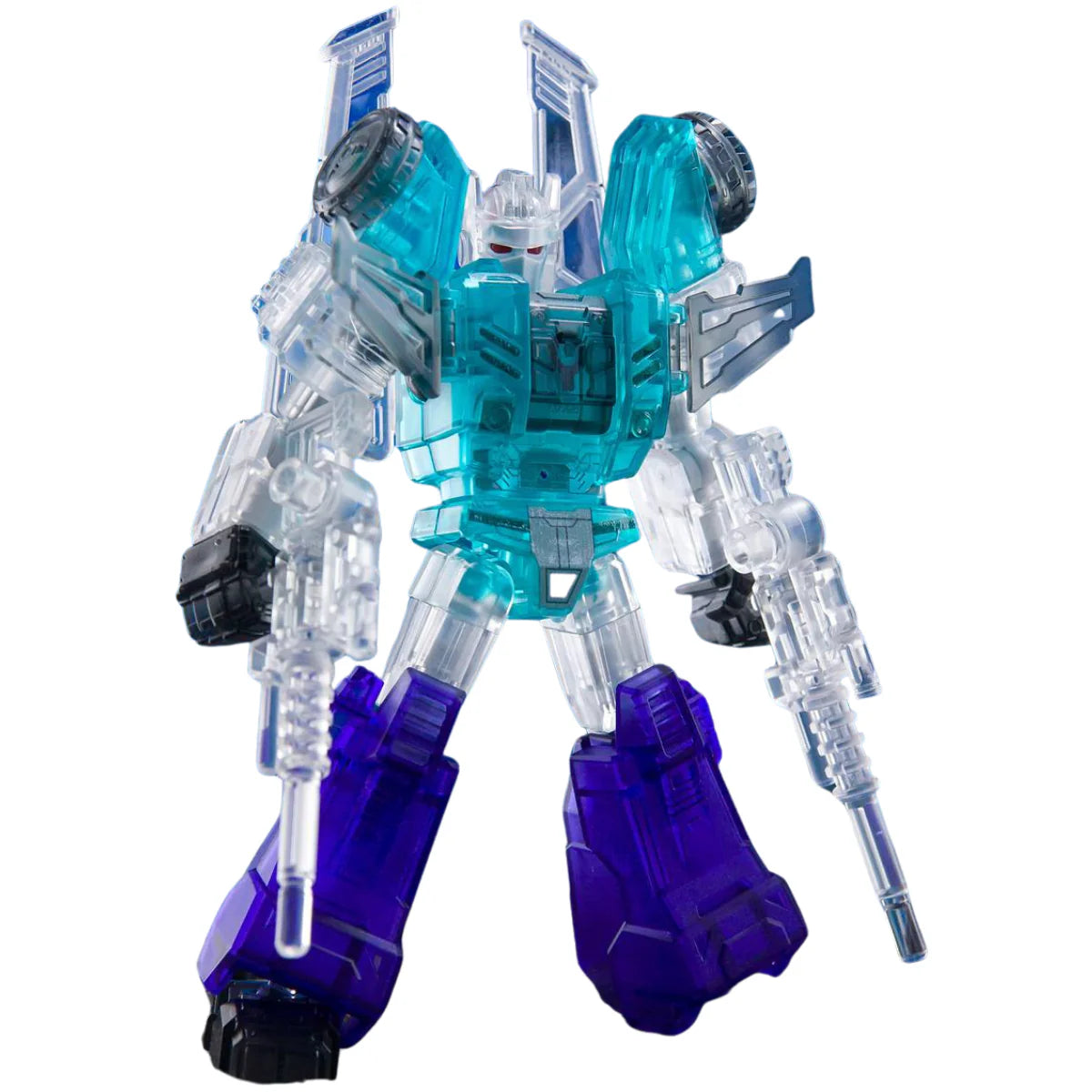 Blokees: Transformers: Galaxy Version 10: Sixshot (Clear Color / Transparent Version) Mini Model Kit