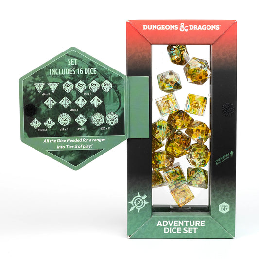 Dungeons & Dragons: Adventure Dice - Ranger Green/Multi-Colored