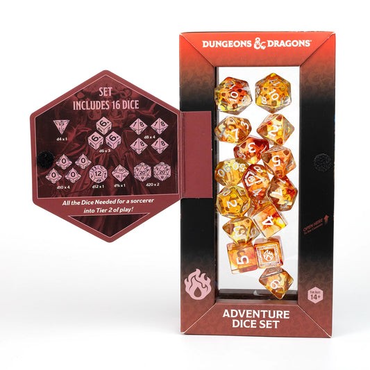 Dungeons & Dragons: Adventure Dice - Sorcerer Orange