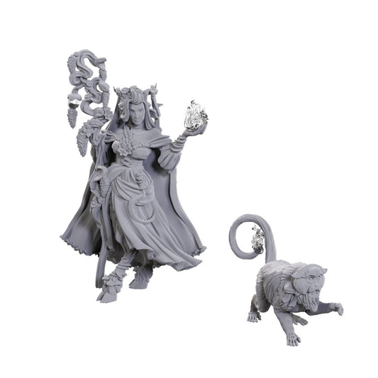 Critical Role Unpainted Miniatures: W23 Fearne Calloway & Mister