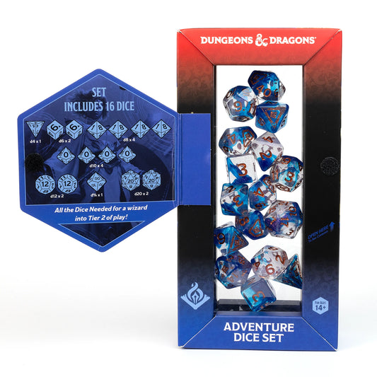 Dungeons & Dragons: Adventure Dice - Wizard Blue