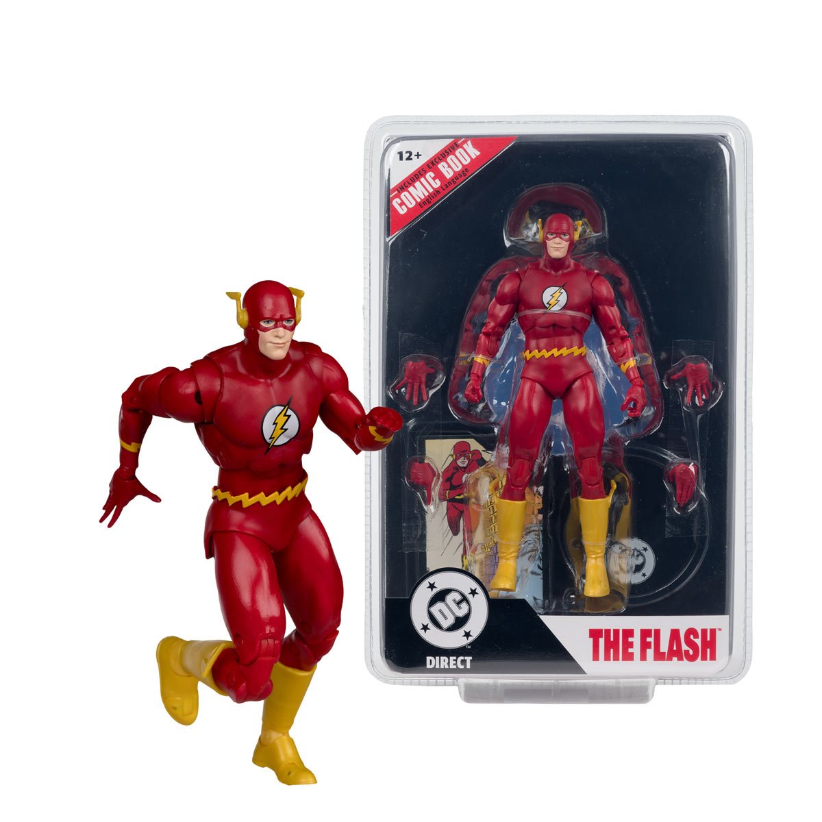 Page Punchers: DC Direct 7in Figure with Comic - The Flash #123 - Barry Allen Flash