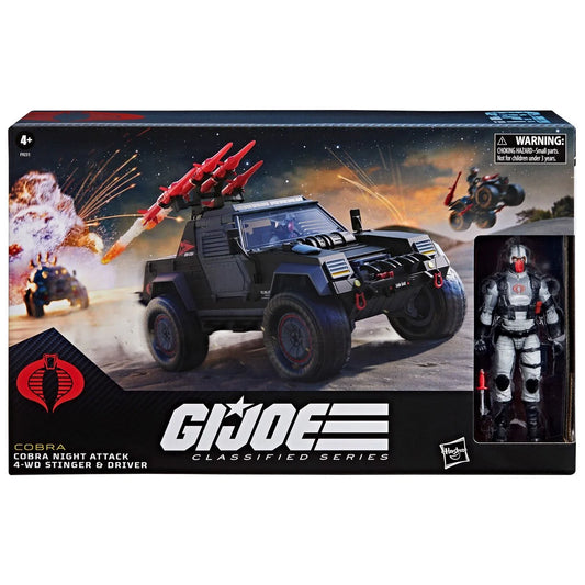 G.I. Joe - Classified Series Vehicle: (120) Cobra Night Attack 4-WD Stinger 6-Inch Scale with Action Figure