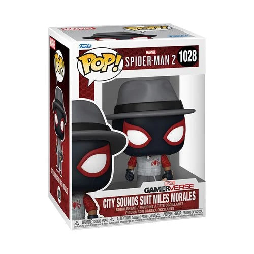 Funko Pop! Spider-Man 2 Video Game: City Sounds Suit Miles Morales #1028