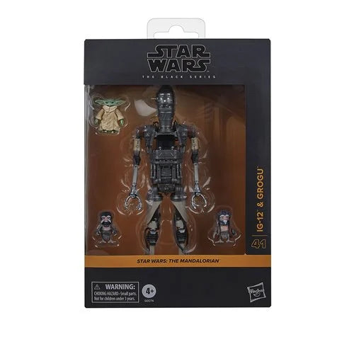 Star Wars: Black Series: The Mandalorian - IG-12 & Grogu Deluxe 6-Inch Figure (2-Pack)