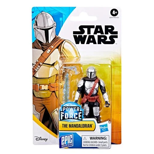 Star Wars: Epic World of Action: The Mandalorian (Power the Force) 4-Inch Action Figure