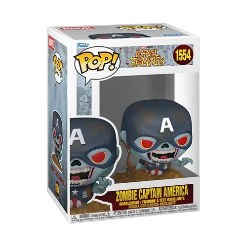 Funko Pop! Marvel Zombies: Zombie Captain America #1554